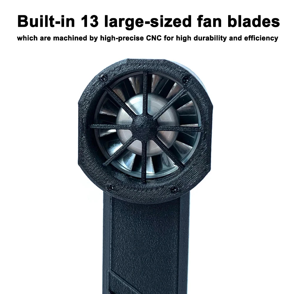 "Turbo Fan Jet Air Blower: High Power, Silent Operation, Fast Recharging"