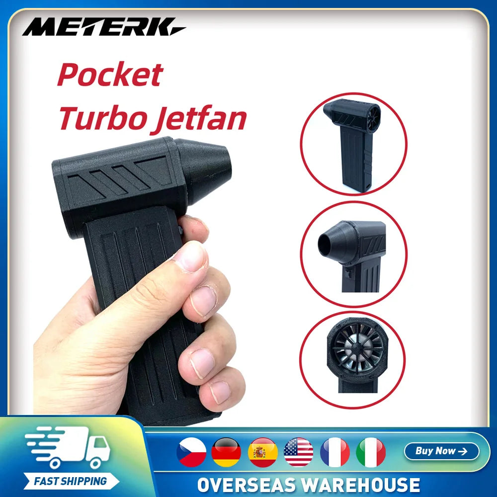 "Turbo Fan Jet Air Blower: High Power, Silent Operation, Fast Recharging"