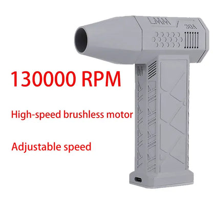 "Turbo Fan Jet Air Blower: High Power, Silent Operation, Fast Recharging"